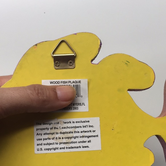 Wood fish plaque 🌿🐬 - Picture 4 of 7